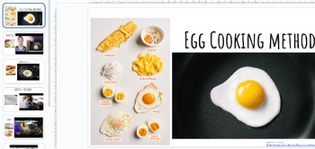 Preview of Egg Cooking Methods Rubric and Lab Sheet