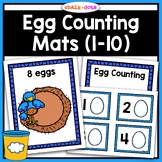 Egg Counting Number Mats | Counting to 10 | Number Recognition