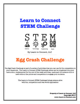 Preview of Egg Crash Challenge by Learn to Connect STEM