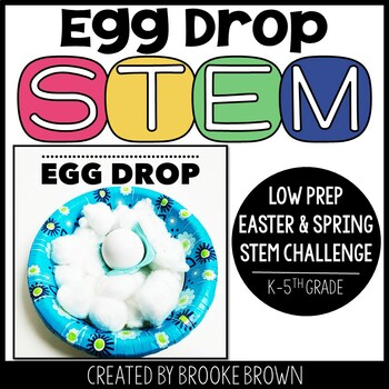 Preview of Egg Drop STEM Challenge (Easter & Spring STEM Activity)