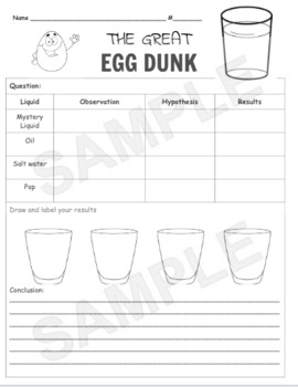 Preview of Egg Dunk Experiment