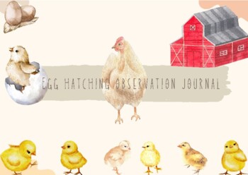Preview of Egg Hatching Observation Journal - A  Day by day guide & journal for all ages!