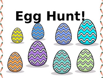 Preview of Egg Hunt Easter Themed Telehealth Game