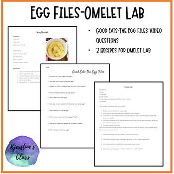 Preview of Egg Lesson-Good Eats Episode | Family and Consumer Sciences | FCS