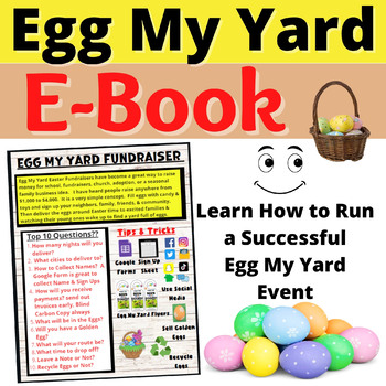 Preview of Egg My Yard Easter Egg E-Book Guide Resource Activity