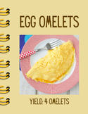 Egg Omelet Visual Recipe