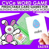 Easter Phonics CVCe Word Game: Blending and Reading CVCe W