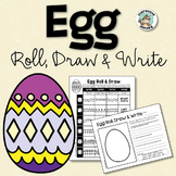 Egg Roll, Draw & Write • Early Elementary Art Lesson • Wri