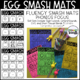 Egg Smash Phonics and Number Fluency Mats, K-1: Editable