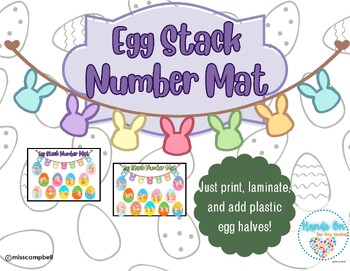 Preview of Egg Stack Number Mats