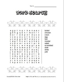 Freebie! - Egg Word Search - Elementary Embryology