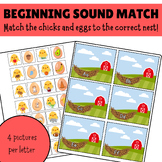 Egg-cellent Beginning Sounds Matching Activity