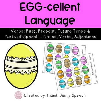Preview of Egg-cellent Language: Verbs and Part of Speech Eggs
