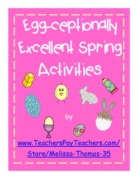 Preview of Egg-ceptionally Excellent Spring Math and Literacy Activities