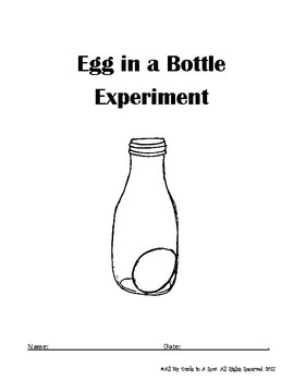 Preview of Egg in a Bottle Fill-in Lab Reports