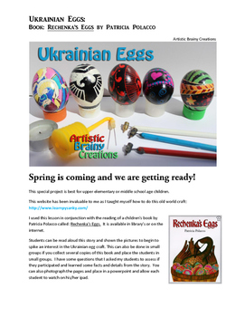 Preview of Eggs: The Ukrainain Way with Children's Book