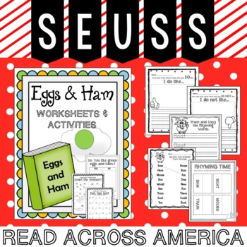 Eggs and Ham. Worksheets and Activities. Seuss. Read Across America.