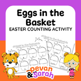 Eggs in the Basket | Easter Number Sense drawing activity 