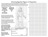 Egypt Art History Drawing Egyptian Style Figures