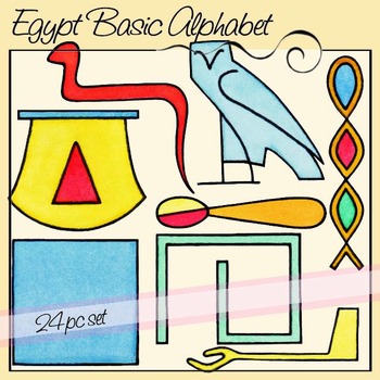 Preview of Egypt Basic Alphabet Hieroglyphics