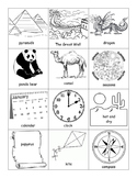 Egypt/China picture word sort