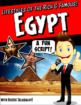 Preview of Egypt Reader's Theater Script with Graphic Organizer & Rubric: Act Out History!