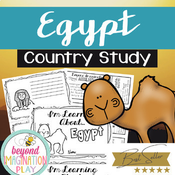 Preview of Egypt Country Study *BEST SELLER* Comprehension, Activities + Play Pretend