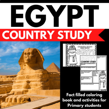 Preview of Egypt Country Study Research Project - Differentiated - Reading Comprehension