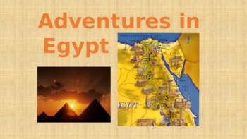 Preview of Egypt Fun ESL Lesson