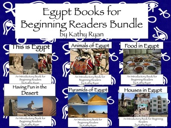 Preview of Egypt Informational Books Bundle Volumes 1-6