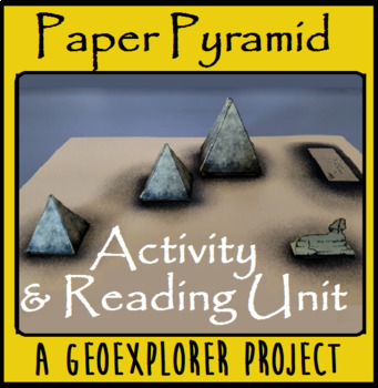 Preview of Egypt Pyramids of Giza Paper Project with Reading Passage for History