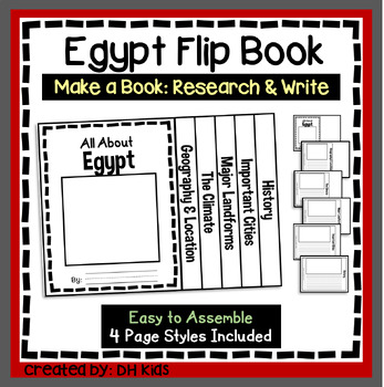 Preview of Egypt Report, Country Flip Book Research Project, African Countries