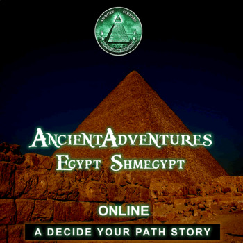 Preview of Egypt Shmegypt ONLINE - Ancient Adventures - Reading Comprehension & Vocabulary
