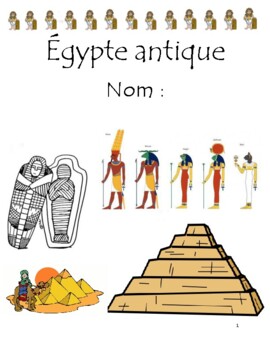 Preview of Égypte antique: FULL UNIT PLAN