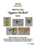 Egyptian Art Book: Make Your Own Art Book Lesson