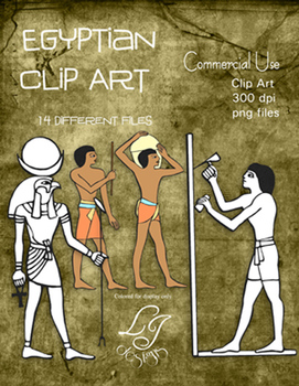 Preview of Egyptian Clip Art - Commercial Clip Art for Classroom Creations