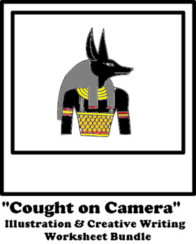 Preview of Egyptian Gods "Caught on Camera" Illustration and Creative Writing Bundle