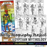Egyptian Gods, Egyptian Mythology Body Biography Project Bundle