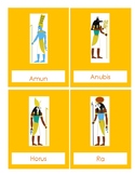 Egyptian Gods & Goddesses Info cards with Pictures