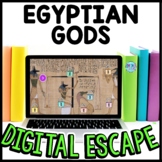 Egyptian Gods Interactive DIGITAL Escape Room Reading Puzz