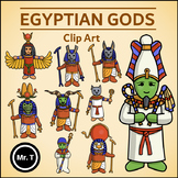 Egyptian Gods - Life in Ancient Egypt - Clip Art (Color + 