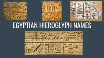 Preview of Egyptian Hieroglyph Names