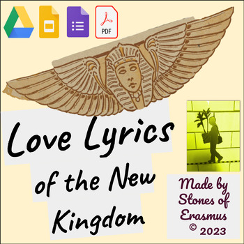 Preview of Egyptian Love Lyrics Study: Ancient World Literature Lesson & Activity for 9-10