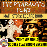 Egyptian Math Mystery Escape Room: The Pharaoh's Tomb.