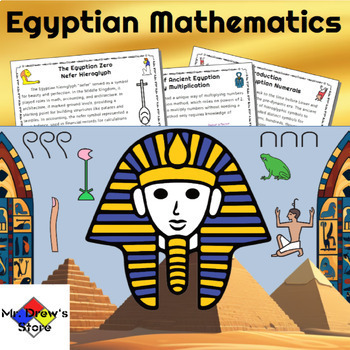 Preview of Egyptian Math - Workbook, Editable Presentation, & Lesson Plan - Grades 5 - 7