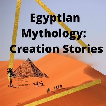 Preview of Egyptian Mythology Creation Stories Packet