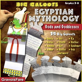 Preview of Egyptian Mythology: Gods and Goddesses Ancient Egypt Bulletin Board Project