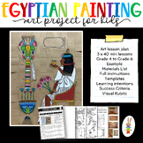 Egyptian Painting Art Lesson Plan for Elementary