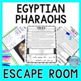 Egyptian Pharaohs ESCAPE ROOM Activity - Ancient Egypt