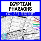 Egyptian Pharaohs Reading Comprehension CSI Spy Mystery - 